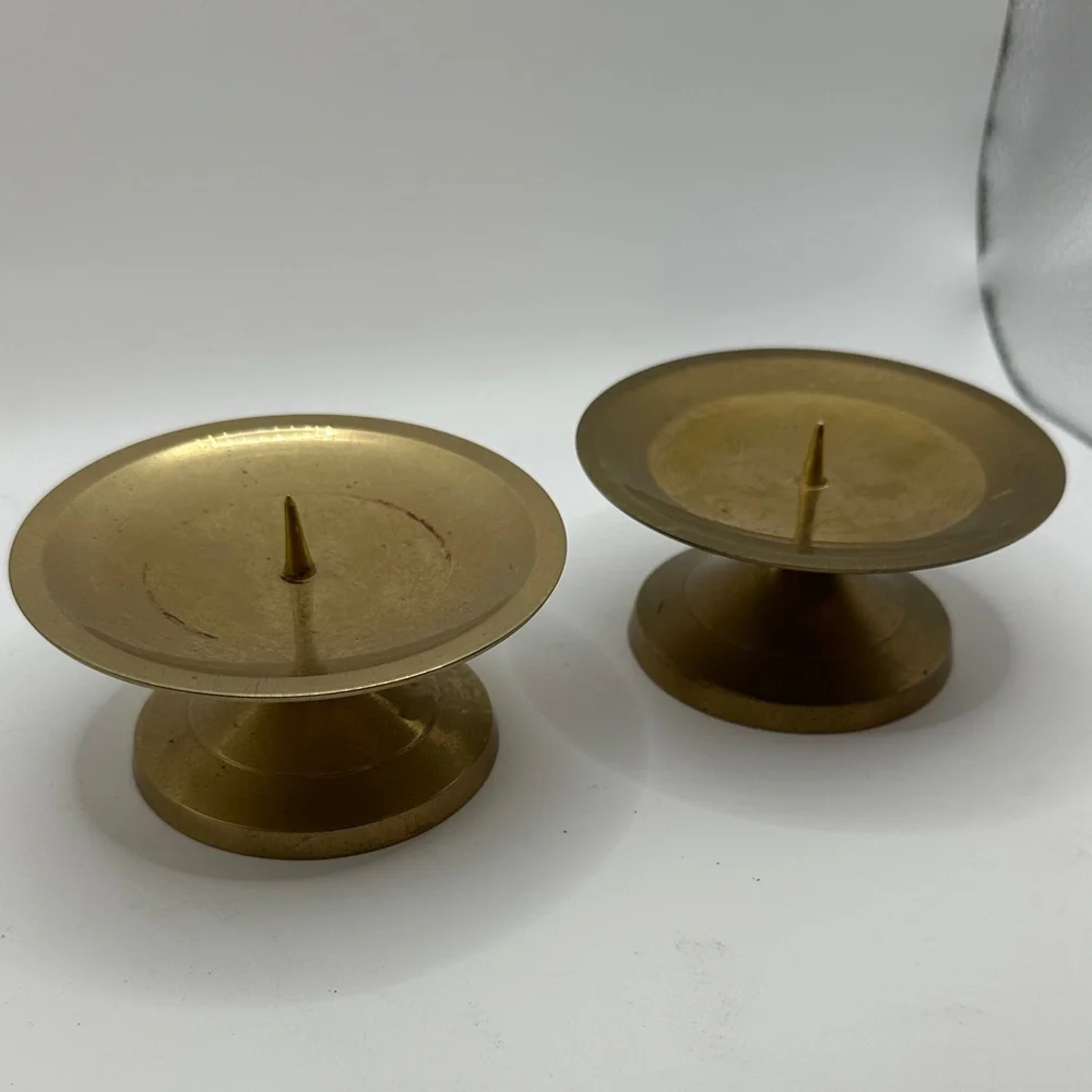 Elegant Gold Candle Holders